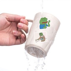 Mix 10/50 PCs Pepe the Frog MEME Cartoon Anime Luggage Sticker-No Duplicate