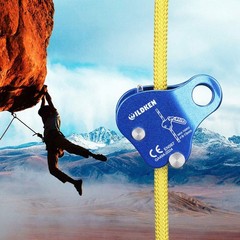 WILDKEN Climbing Ascender Fall Protection Belay Device Climbing Rope Grab for…