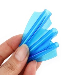 6X 1.75″ Arrow Vanes One-Piece Fletching 7.6mm 6mm 4mm Shaft Archery Bow Hunting