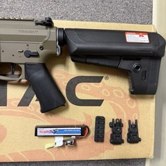Krytac Trident MKII SPR Airsoft Rifle Tan | Never Used!