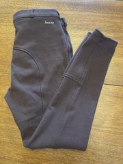 Horze Women’s Riding Breeches Brown EU 42/US 30 Cotton-Spandex Blend