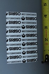 Osiris Skateboard Shoes Machine Gun Soldier OG Z3C Vintage Skateboarding STICKER
