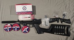 Custom Crosman 2240 Multishot, with Ammo, CO2 and Extras. NEW