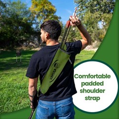Ergonomic Archery Quiver with Adjustable Strap – Perfect for Hunting or Targets