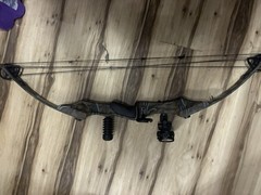 Camouflage Archery Compound Bow with Sight and Stabilizer, Camouflage & Black