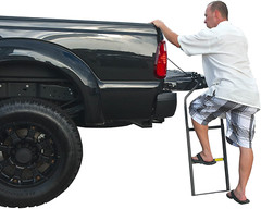 Tailgate Ladder Truck Pickup Step for Ford F150 F250 Chevy Dodge Ram Tundra