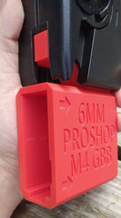 Golden Eagle / 6mmProShop M4 Airsoft GBBR Odin Speedloader Adapter (Red)