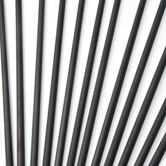 AMEYXGS 30 Inch 6.2 mm Pure Carbon Arrow Shaft Spine 400, black