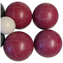 Vintage BOCCE Ball SET Sportcraft Bowling Game Made In Italy