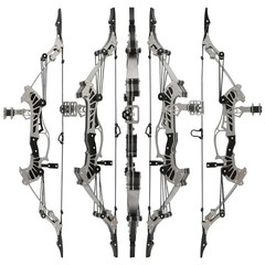 Mini Compound Bow Kit Archery Target Shooting 16″ Pocket Bow Kid Toy Game Sports