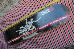 FIVE 5 BORO NYC Queens Staten New York Bronx 7.5x31in. Vintage SKATEBOARD DECK