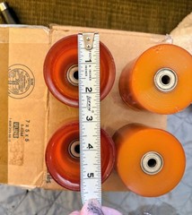 Power Paw 50/50 dual durometer Skateboard Wheels NOS 70’s Extremely Rare large