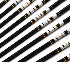 12Pcs 31″ Archery Spine500 Carbon Turkey Feather Arrows for Recurve Compound Bow