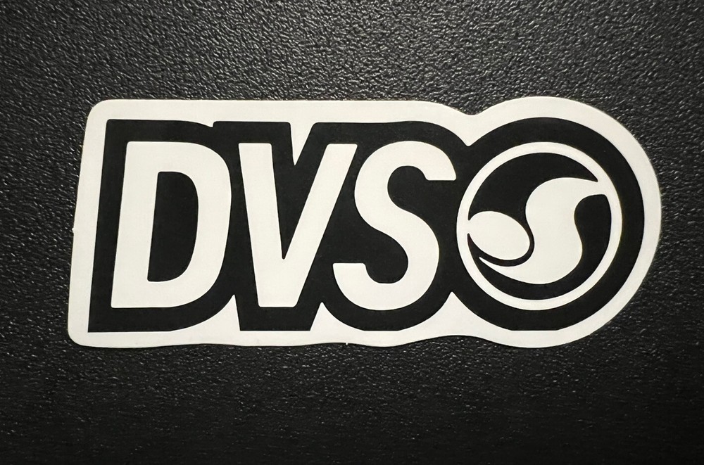 DVS Skateboarding sticker. 3”x1.25”inch *Glossy*Finish Self Adhesive. Free Ship