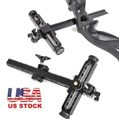 T Shape Recurve Bow Sight 1 Pin Adjustable Aluminum Archery Hunt Practice Target