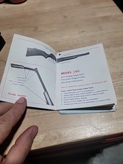 Crosman Vintage 140 Owner’s Manual-Gold, Black & White (from late ’60s)