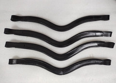Lot of 15 x 1 Leather Empty Channel Horse Browband All Sizes/Shapes 6, 8, 10 MM