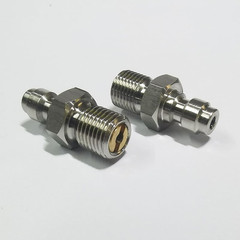8Mm Fill Nipple Male Quick Disconnect Valve with One Way Foster M10*1 Thread