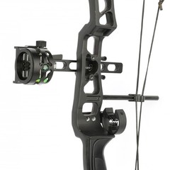 5 Pin Compound Bow Sight 4X 6X 8X Lens 0.019″ Fiber Micro Archery Hunting RH LH