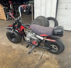 Custom Mini Bike Honda Big Block 390cc Mini Motorcycle w Headlight very fast