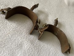Bob BLACKWOOD Handmande Brass Mounted Men’s 1-1/4″ WIDE Band Working Ranch SPURS