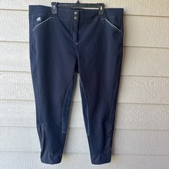 Piper by SmartPak Equestrian Horse Navy Blue Riding Pants Womens SZ 46 Reg