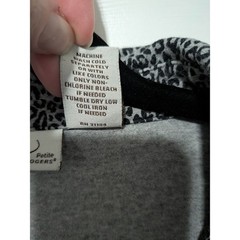 Kim Rogers women’s animal print stretchy zip up jacket Petite XL