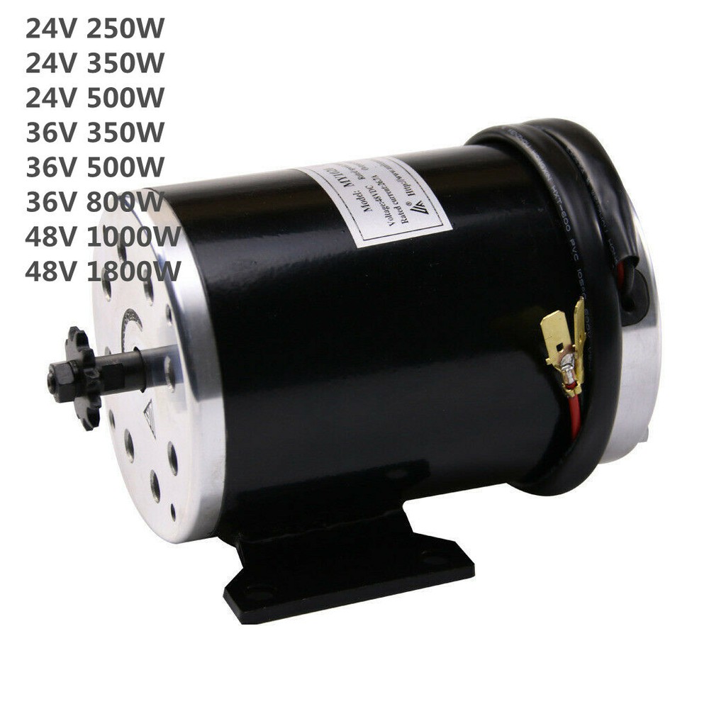 24V 36V 48V 500W 800w 1000w 1800W Electric Motor Brush Bruhless Scooter Quad ATV
