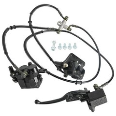 Hydraulic Rear Twin Disc Brake Calipers Assembly For Go Kart ATV Buggy Golf Quad