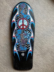 Vintage 1980s SANTACRUZ JOHN LUCERO Skateboard Original Rare Black Label Era JP