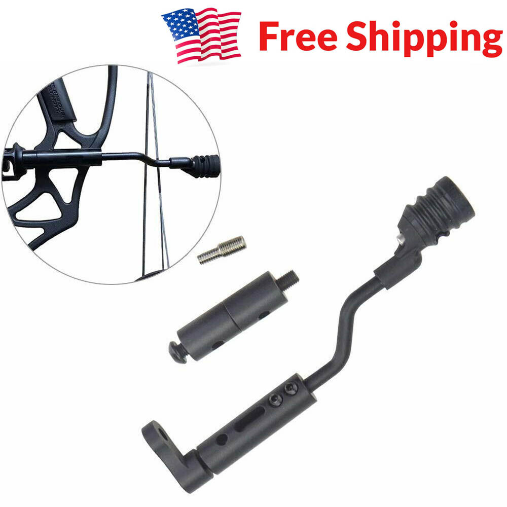 Compound Bow Stabilizer String Stop Bracket Suppressor Balance Archery Mount