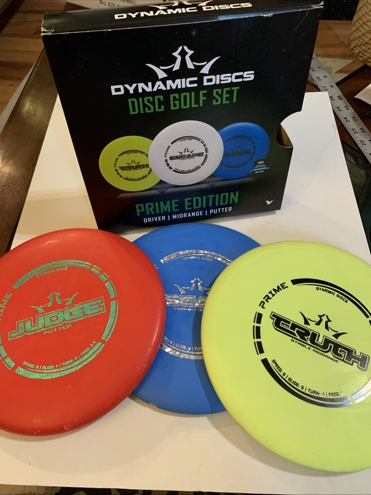 Dynamic Discs Prime Burst Golf Starter Set For Beginners Pdga Approved