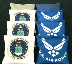 Custom 8 aca UNITED STATES Military Air Force cornhole regulation bags