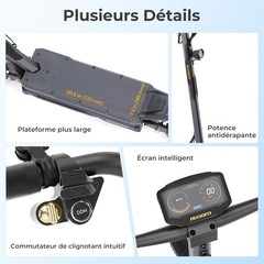 Ausom L2 Max Electric Scooter, 1000W Motor,90km Max Range,10in Tires E-Scooters