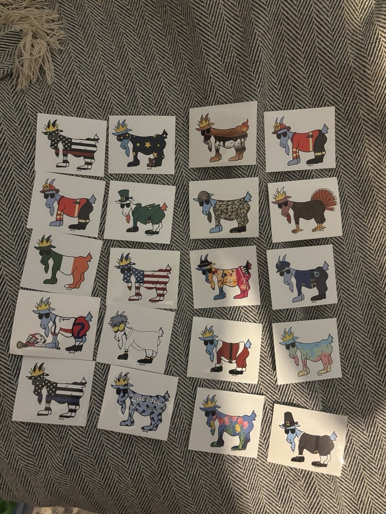 20 Goat USA Stickers Bundle
