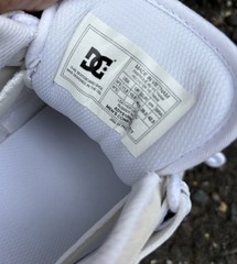 DC Skateboarding Shoes White Men’s US 11.5 Medium Width D M Athletic Sneakers