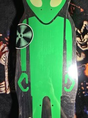 Alien Workshop Soldier Die Cut Shaped Skateboard Deck 9.675″