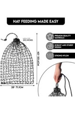 2 Pack Ultra Steady Horse Feed Net- Large Knotless Fence Bale 26” x 40″, 2 Inch