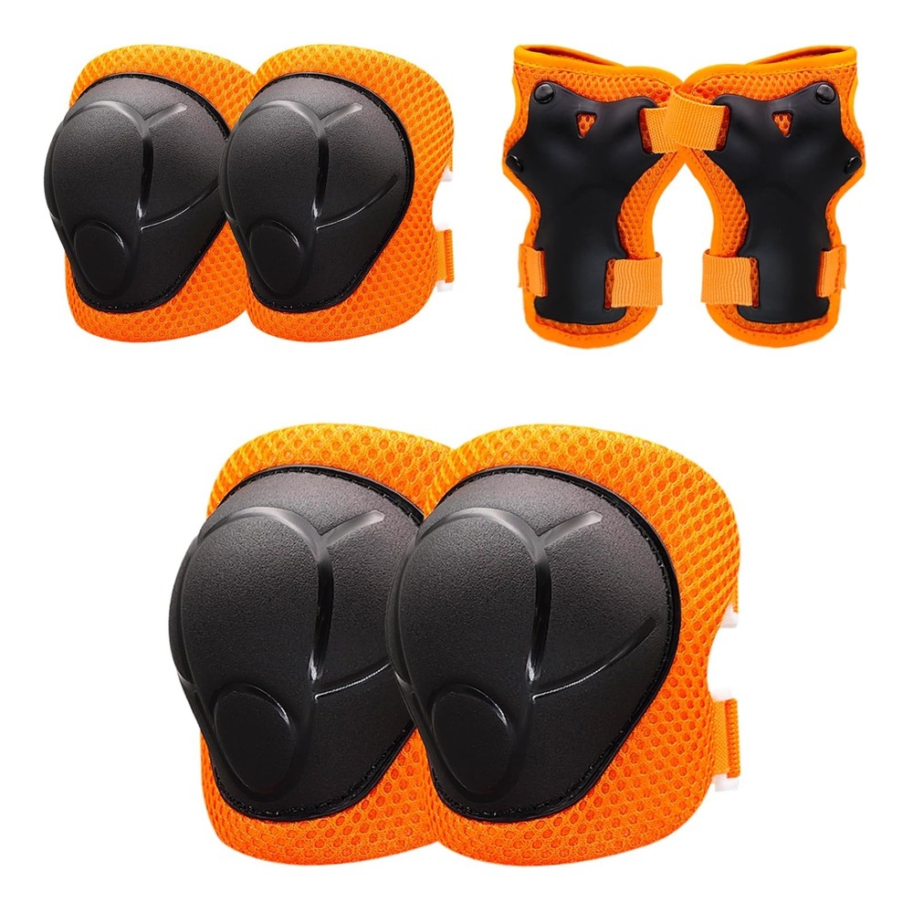 Knee Pads for Kids， Knee Pads and Elbow Pads Set Toddler 3-10 Years Prote