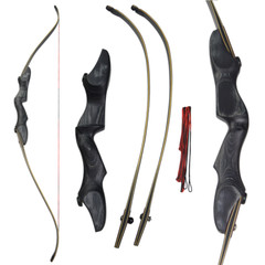 60″ ILF Takedown Recurve Bow 30-60Ibs Wooden Archery Right Hand American Hunting