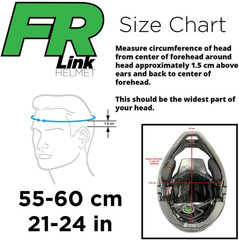 FR Link System Mountain Bike Helmet Fullface with Removable Chin Guard- Includes