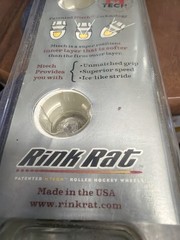 Vintage Rink Rat 80mm Inline Hockey Wheels 4 Pack Purple MTech USA Made New NOS