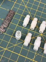 ROCES Inline White Nylon Axles Spacer [ 10 Pack ] Aggressive Recreational Skates