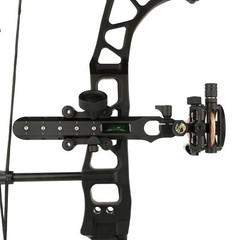 Archery Bow Sight 5-pin 0.019»Optical Fiber Micro Adjustment CNC Compound Bow