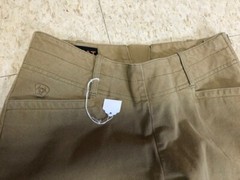 ARIAT Ladies *BREECHES Sz 26R Tan *VGC Side Zip Cotton Blend