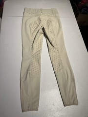 Barn & Beyond Breeches Women’s 24 Khaki Full Seat Riding Pants Polyester 26×26