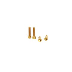 5/16″-18*1-1/4″ Gold Stainless Steel Handlebar Top Cover Riser Bolts for Harley