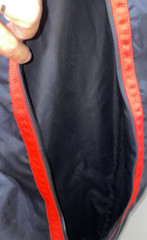 BLACK & RED X LONG NYLON HORSE TAIL BAG 34» LONG