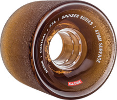 GLOBE CONICAL CRUISER 62mm 83a CLEAR COFFEE BRN WHEELS SET