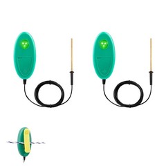 2 Pack Detects Electric Fence Energizer Pulse Flash Signal LED Light | Tester…